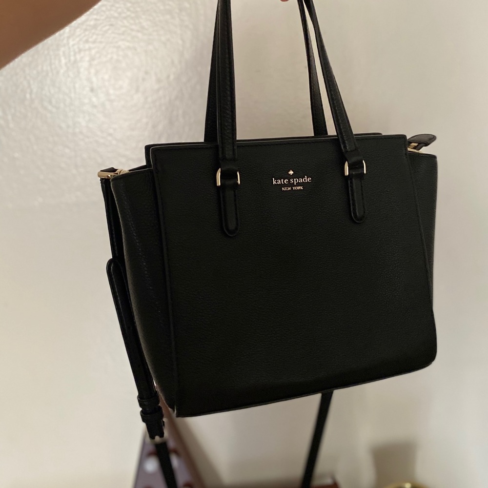 Kate Spade black leather bag